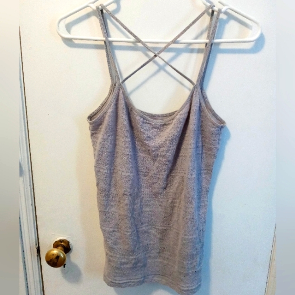 Aeropostale cross straps lacy cami sz L